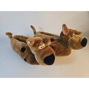 Vintage 1998 SCOOBY DOO Slippers Cartoon Network HANNA BARBERA SIZE 10-11 XL Men